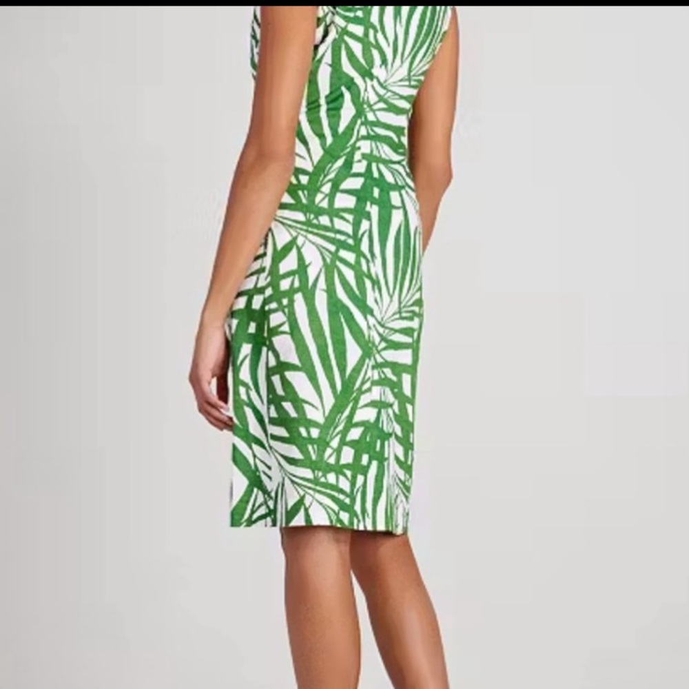 Kate Spade, Palm Frond Dress Knot Shoulder Dress, size 8 - Picture 11 of 11